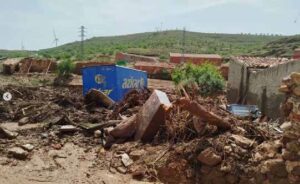 Las riadas provocan daños en Herrera y Villar de los Navarros