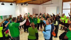 Calamocha se vuelca en la celebración del Día del Cáncer