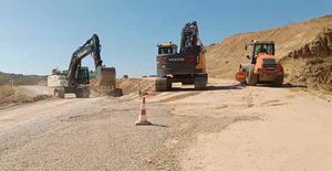 Se prolongan las obras en la carretera Lechago-Navarrete